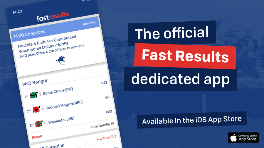 A new, dedicated Fast Results app from Sporting Life Horse Racing