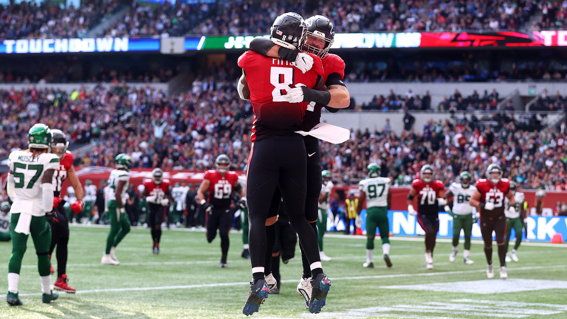 Ryan, Pitts lead Falcons past Jets 27-20 in London