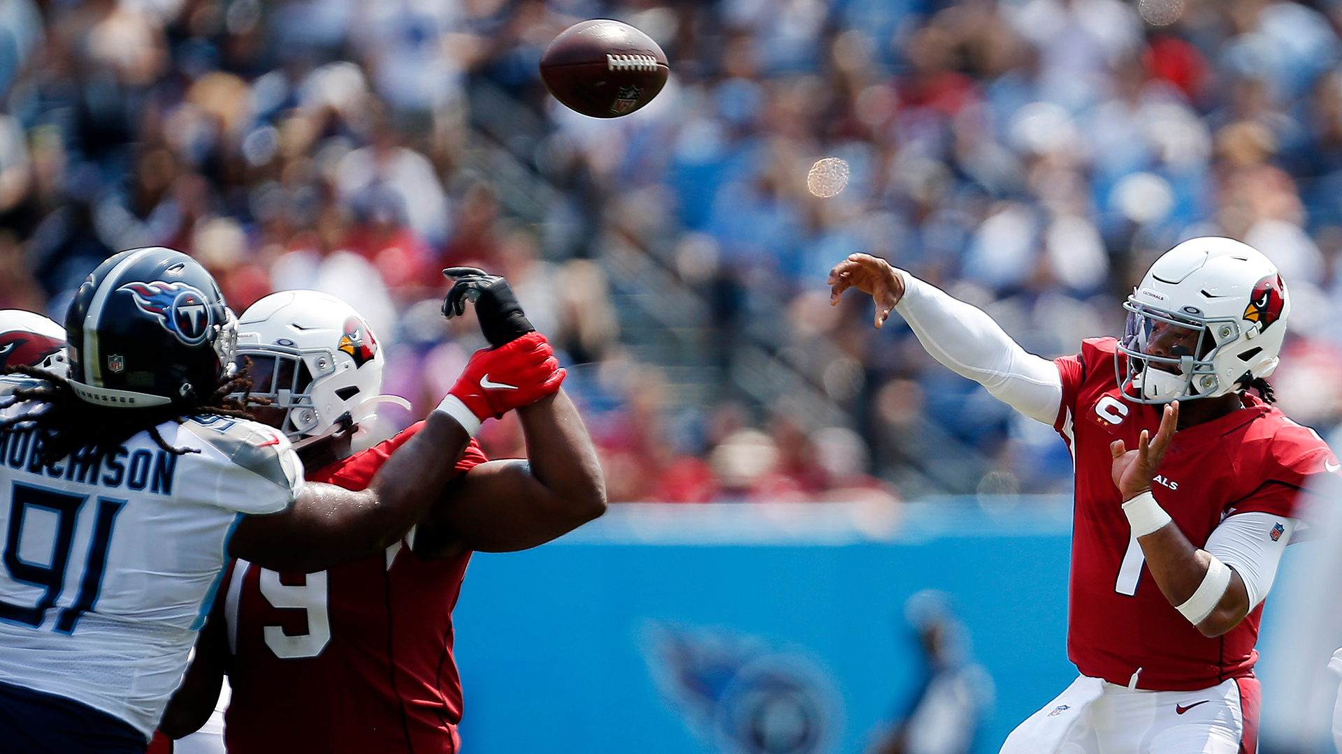 Cardinals rout Titans, 38-13