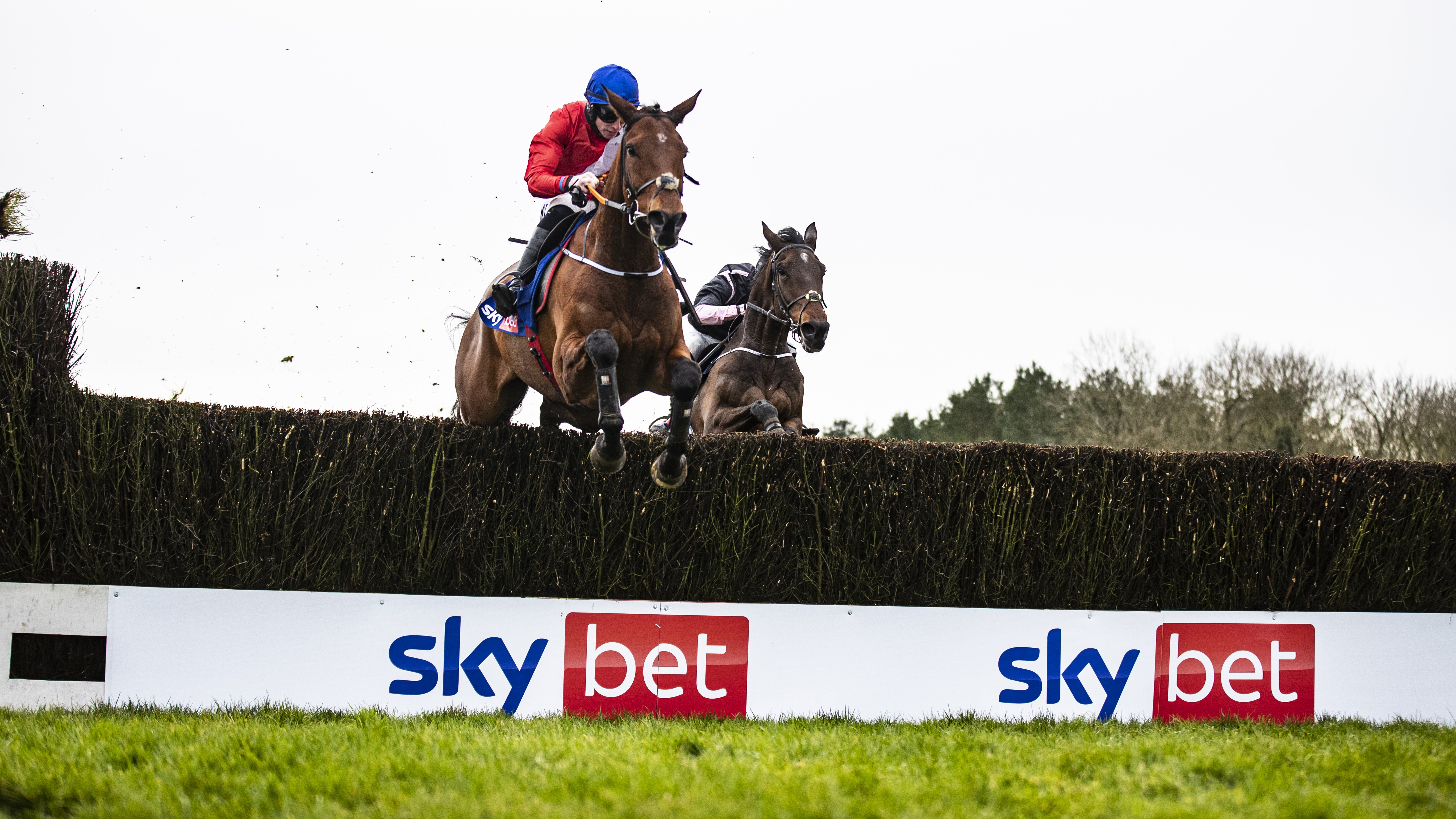 Envoi Allen jumps the last at Punchestown