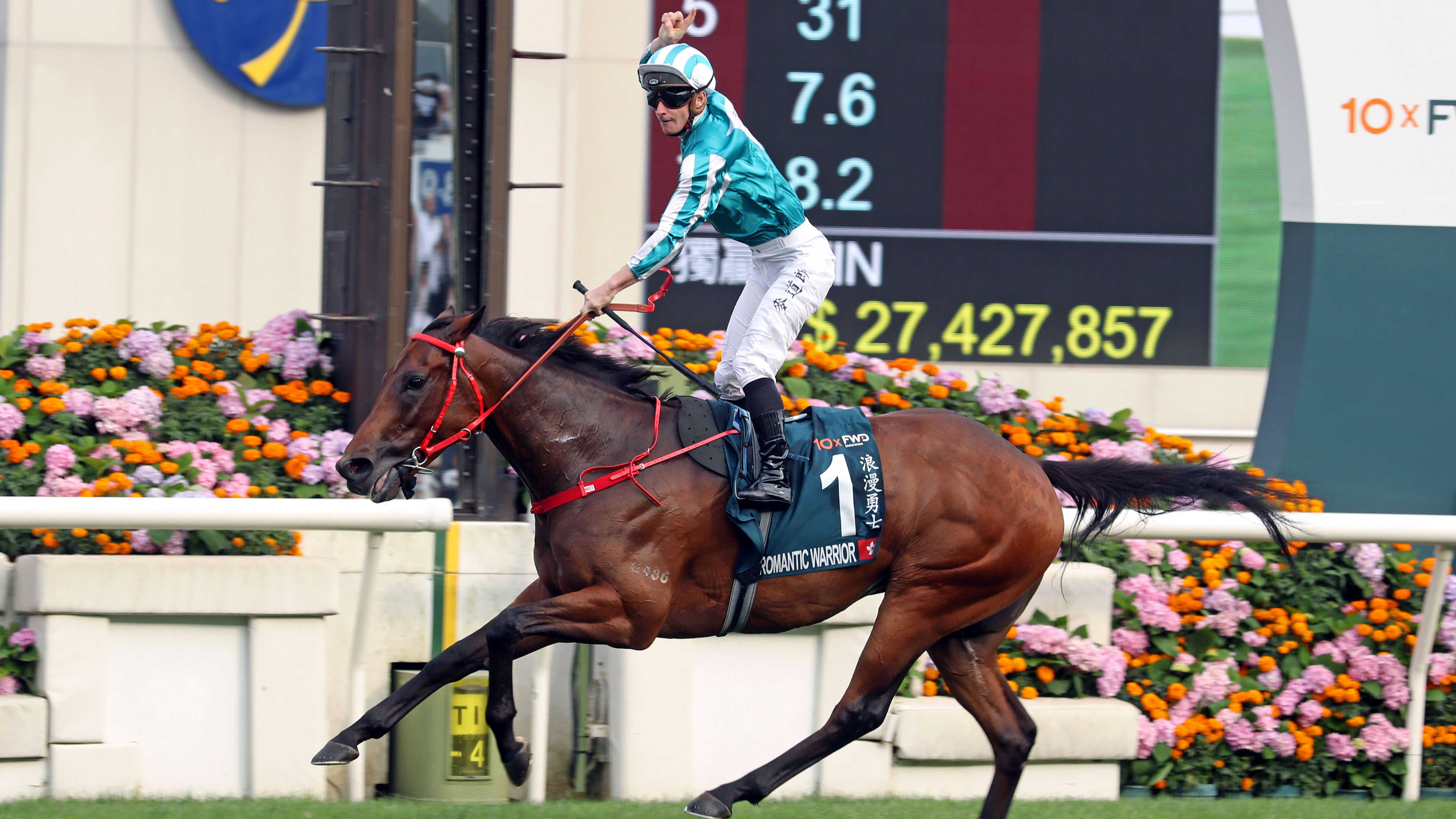 Hong Kong Cup 2024: Romantic Warrior wins six weeks after Cox Plate victory