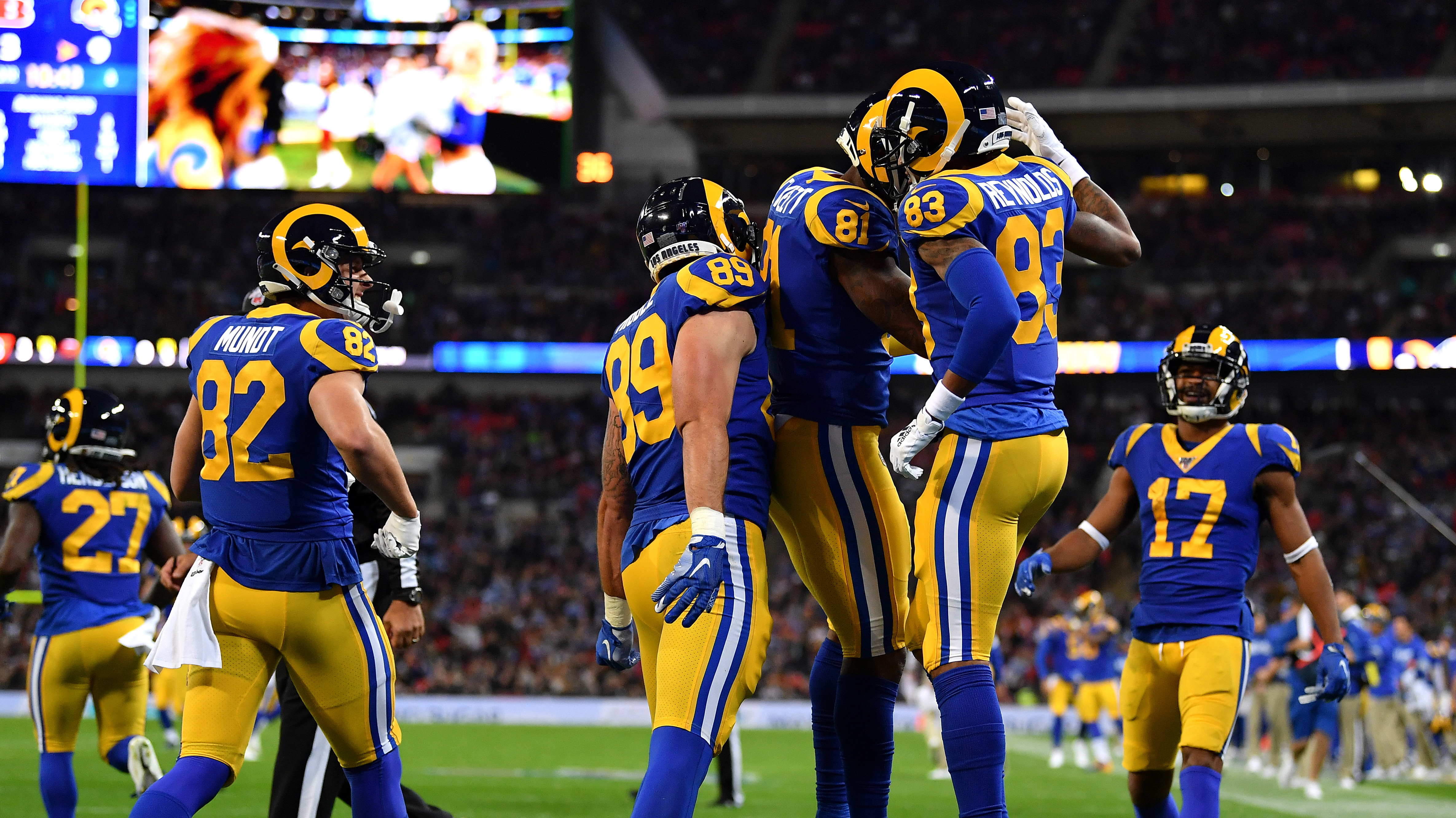 Cooper Kupp lights up Wembley as Los Angeles Rams defeat winless Cincinnati  Bengals